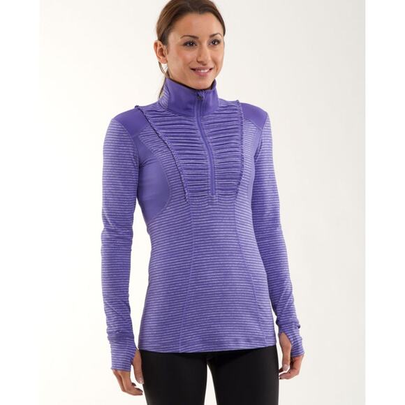 Lululemon Run: Your Heart Out Pullover lavender size 8 - Picture 1 of 8